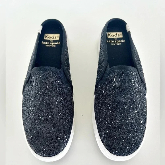 Keds x Kate Spade New York Double Decker Glitter Slip-On Mules Size 5.5 - Picture 1 of 8